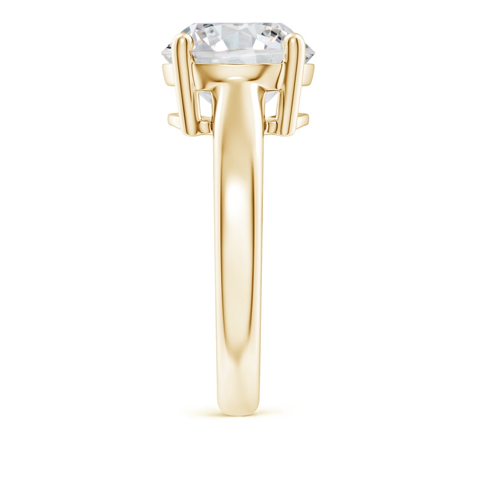 10.1mm HSI2 Round Diamond Solitaire Engagement Ring in Yellow Gold side 299