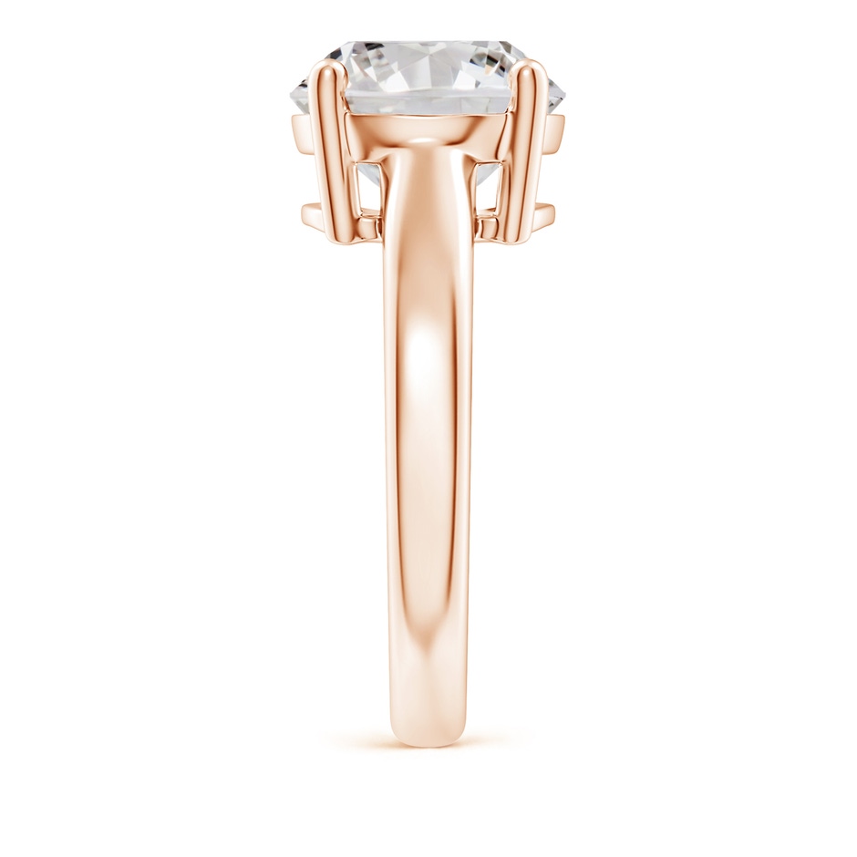 10.1mm IJI1I2 Round Diamond Solitaire Engagement Ring in Rose Gold side 299