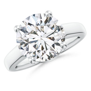 11.1mm HSI2 Round Diamond Solitaire Engagement Ring in P950 Platinum