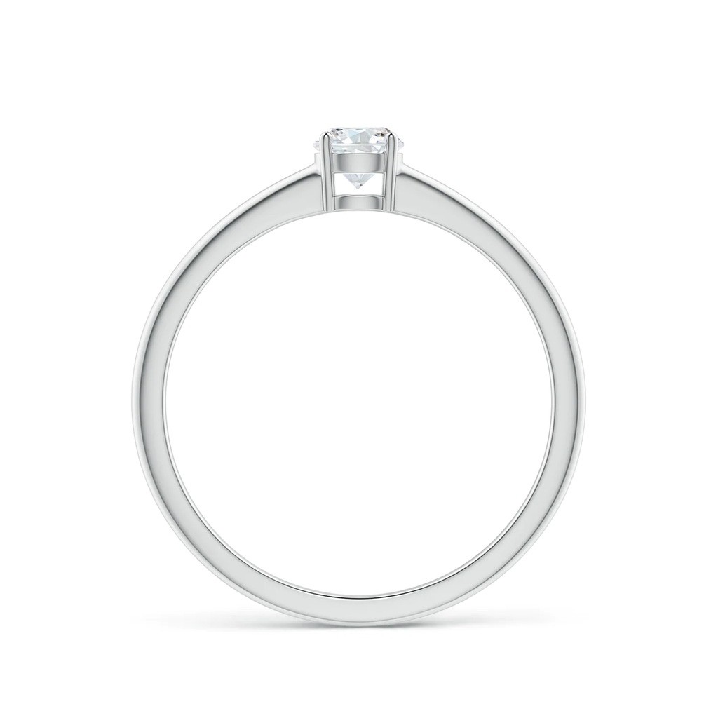 4mm GVS2 Round Diamond Solitaire Engagement Ring in P950 Platinum - side 199