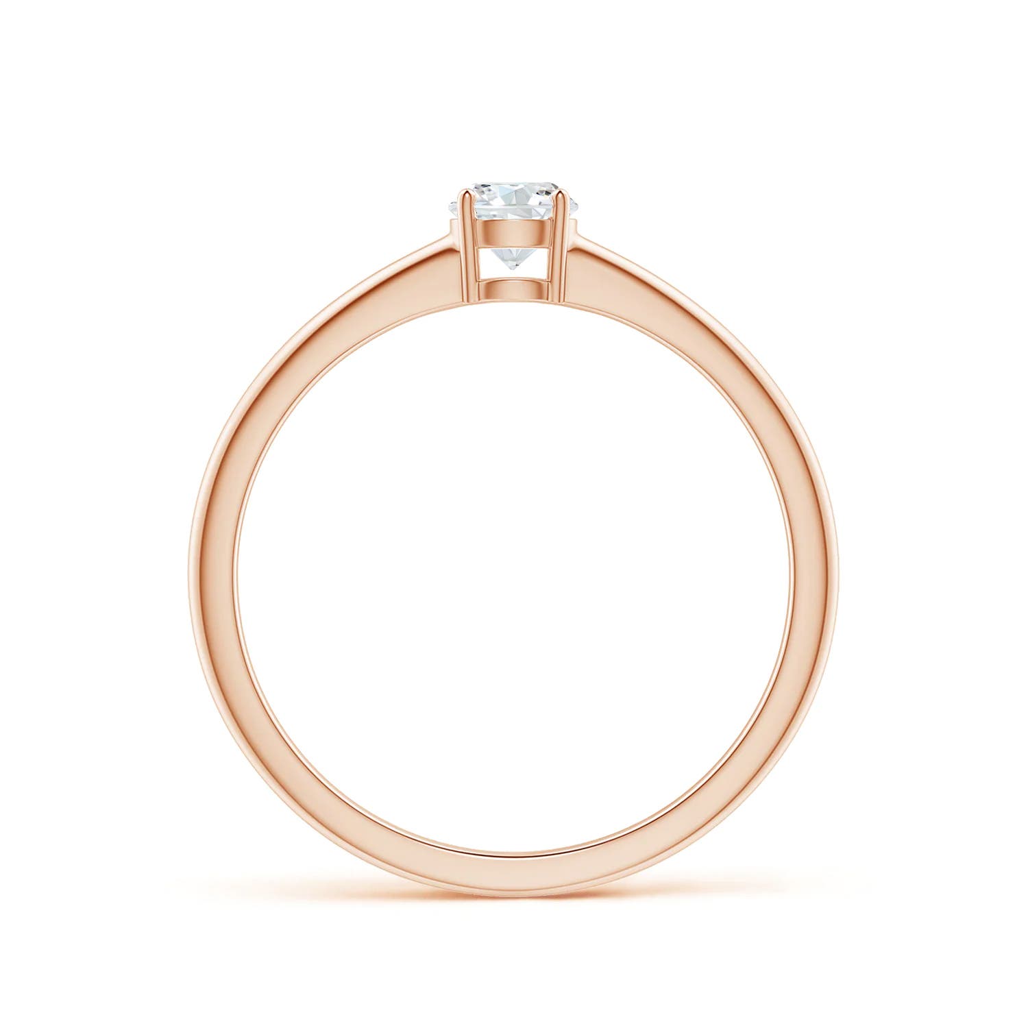 G, VS2 / 0.23 CT / 14 KT Rose Gold