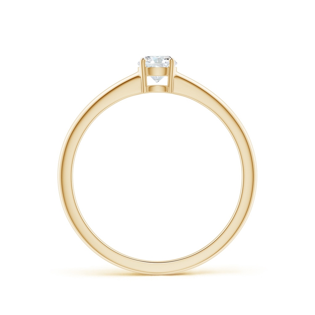 4mm GVS2 Round Diamond Solitaire Engagement Ring in Yellow Gold - side 199