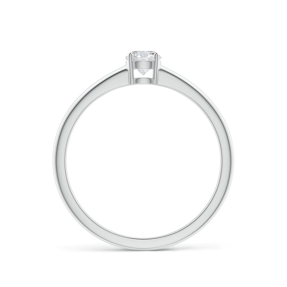 4mm HSI2 Round Diamond Solitaire Engagement Ring in White Gold side 199