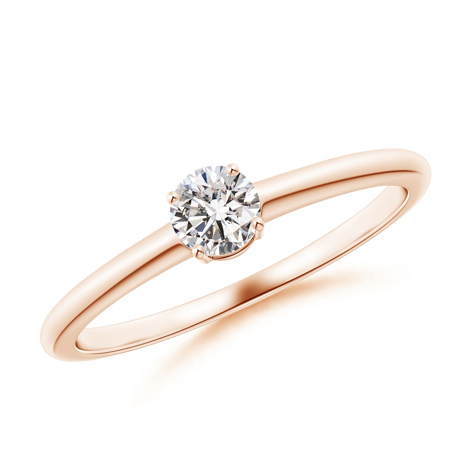 I-J, I1-I2 / 0.23 CT / 14 KT Rose Gold