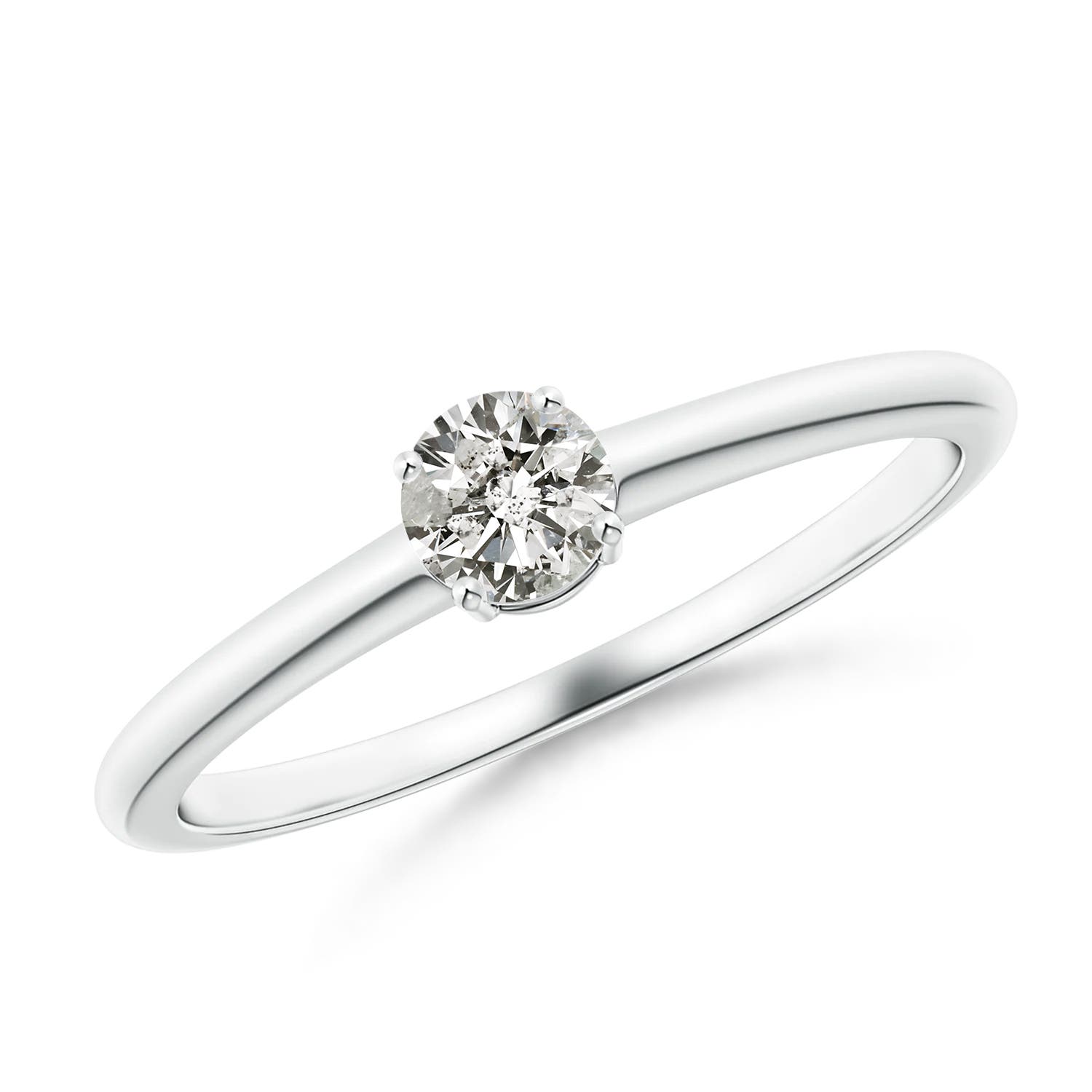 K, I3 / 0.23 CT / 14 KT White Gold