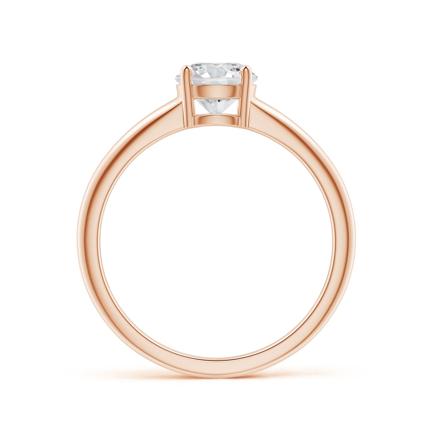 H, SI2 / 0.72 CT / 14 KT Rose Gold