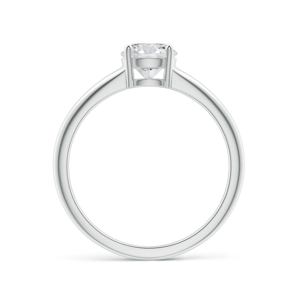 5.8mm HSI2 Round Diamond Solitaire Engagement Ring in White Gold - side 199