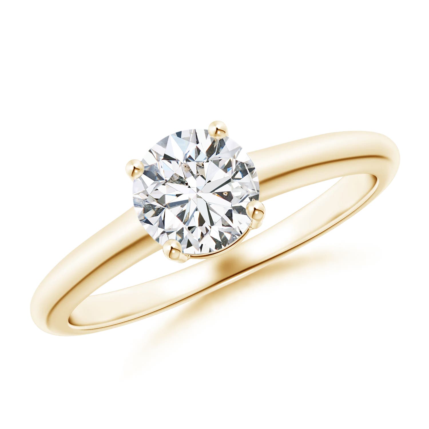 H, SI2 / 0.72 CT / 14 KT Yellow Gold