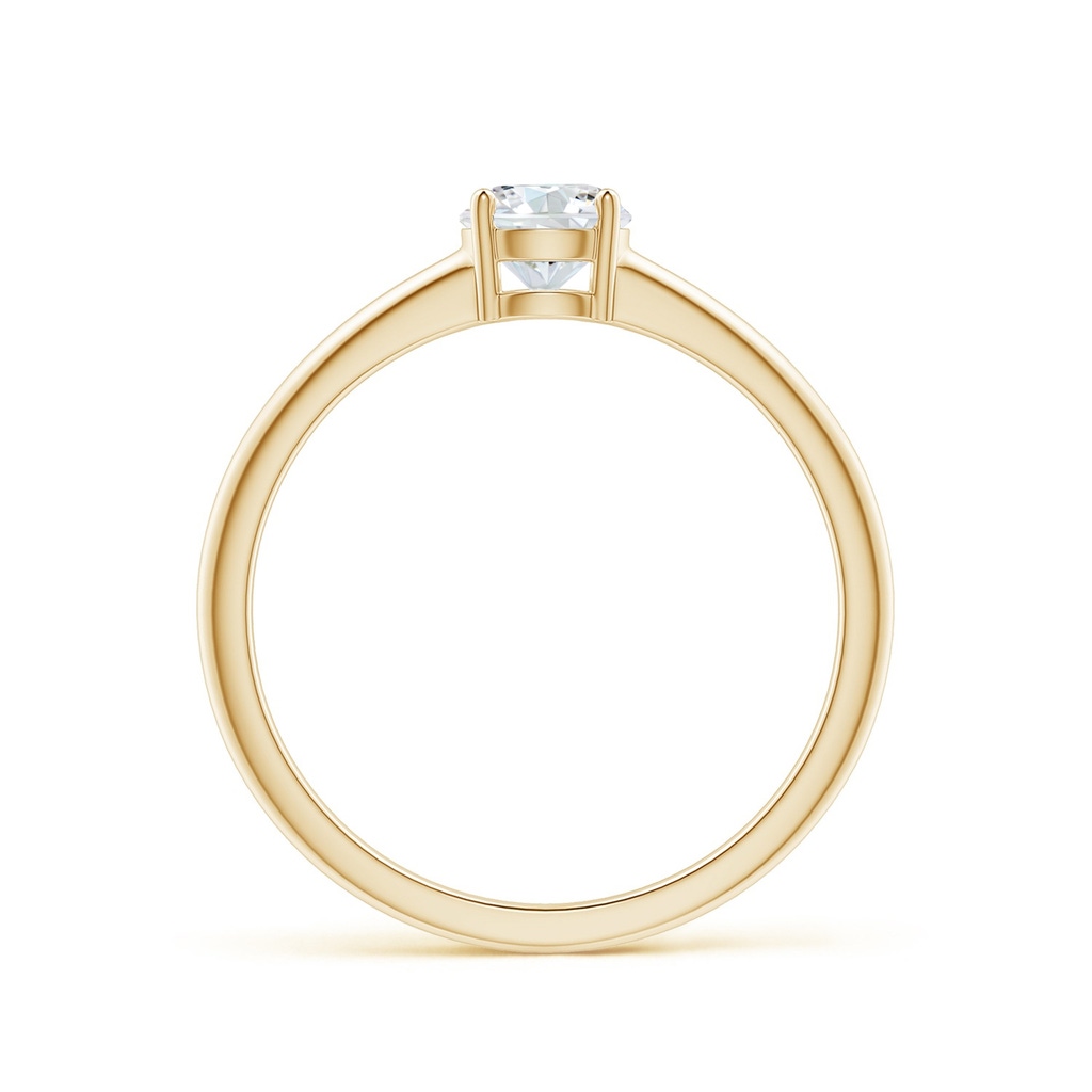 5mm GVS2 Round Diamond Solitaire Engagement Ring in Yellow Gold - side 199