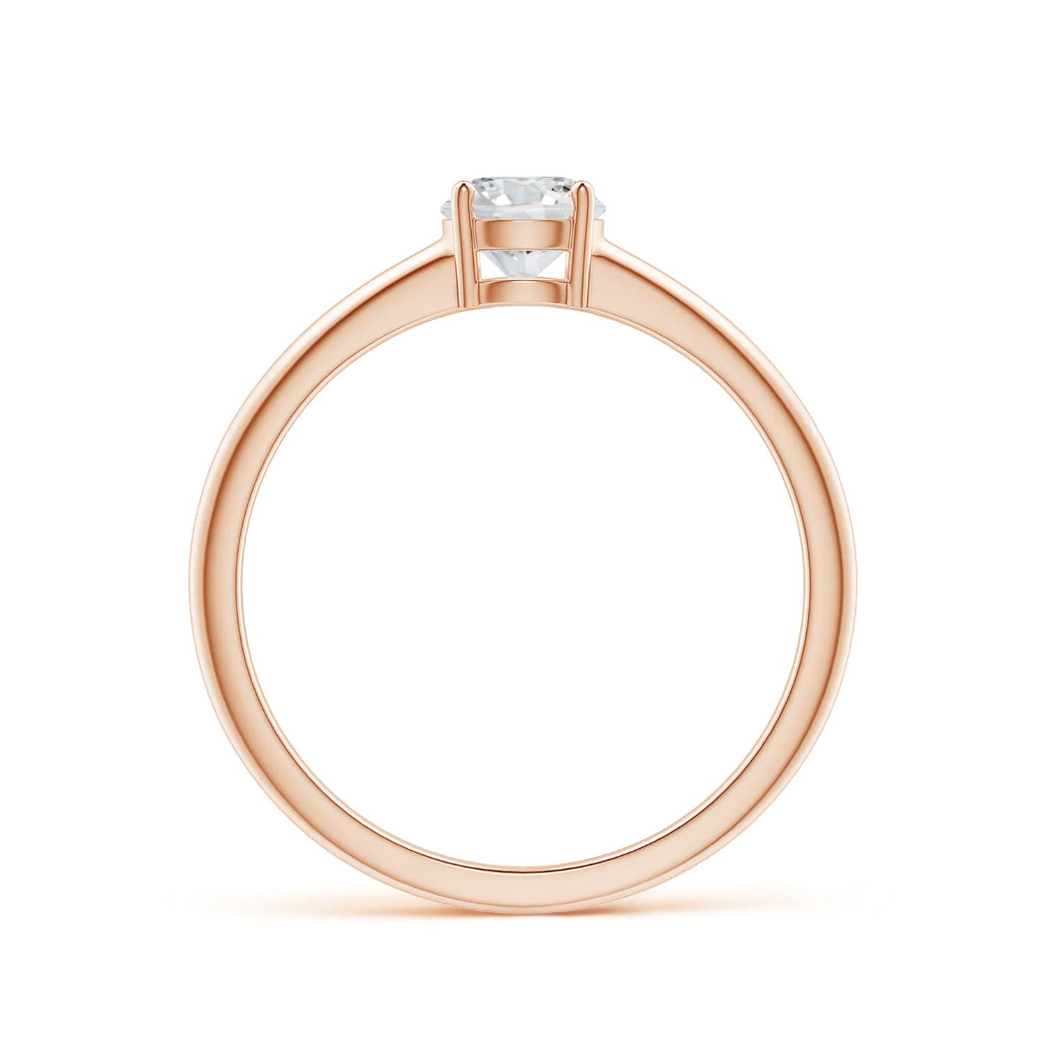 H, SI2 / 0.47 CT / 14 KT Rose Gold