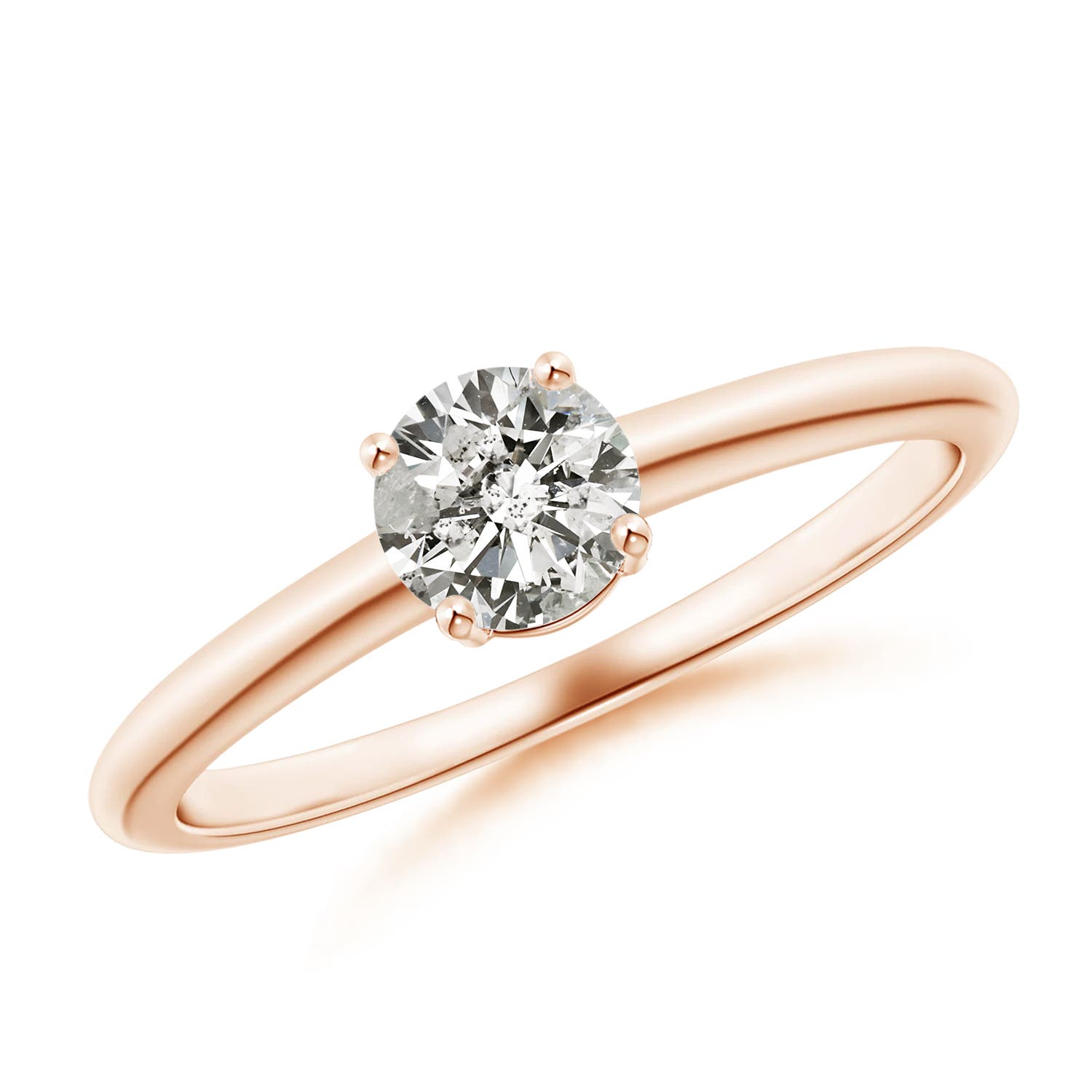 K, I3 / 0.47 CT / 14 KT Rose Gold