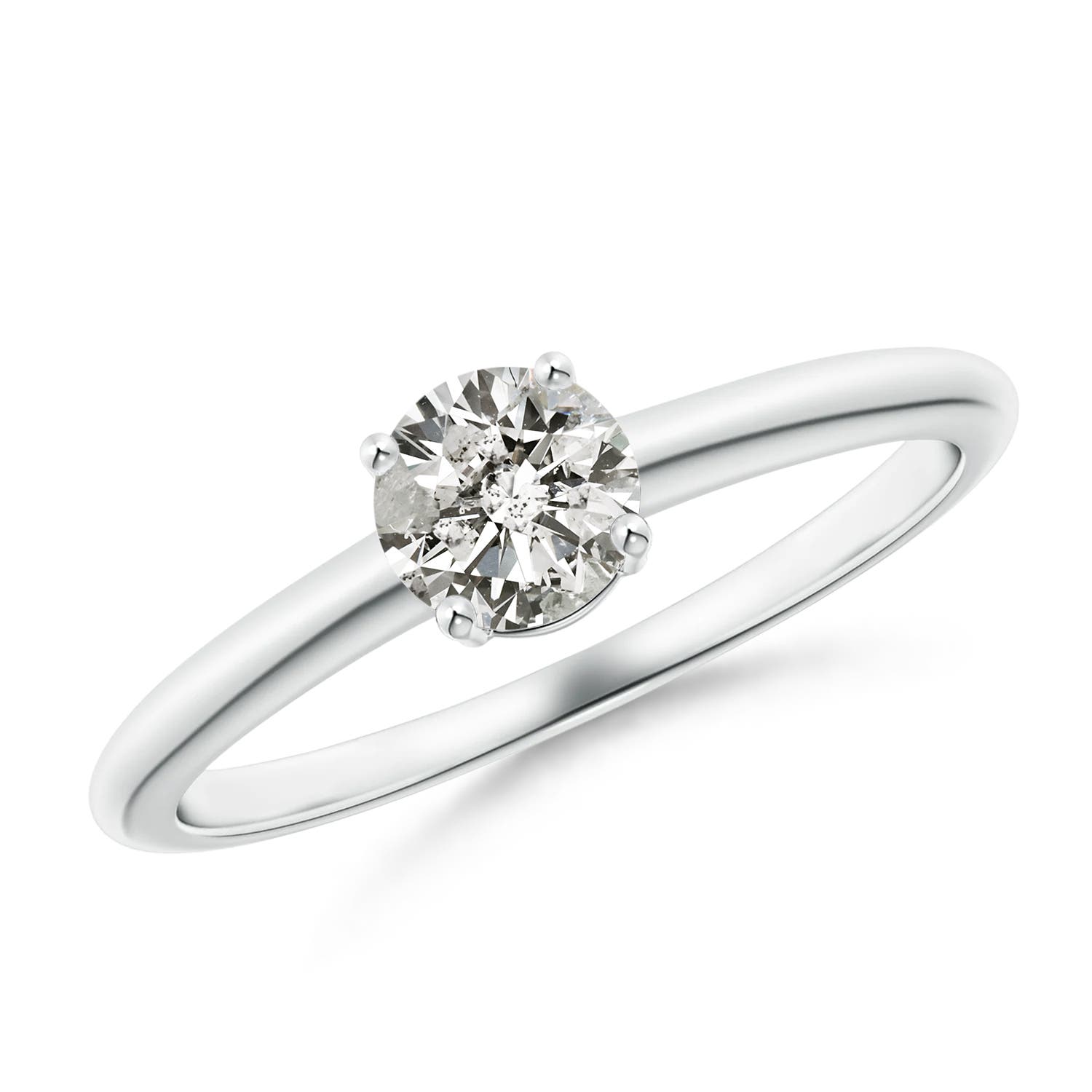 K, I3 / 0.47 CT / 14 KT White Gold