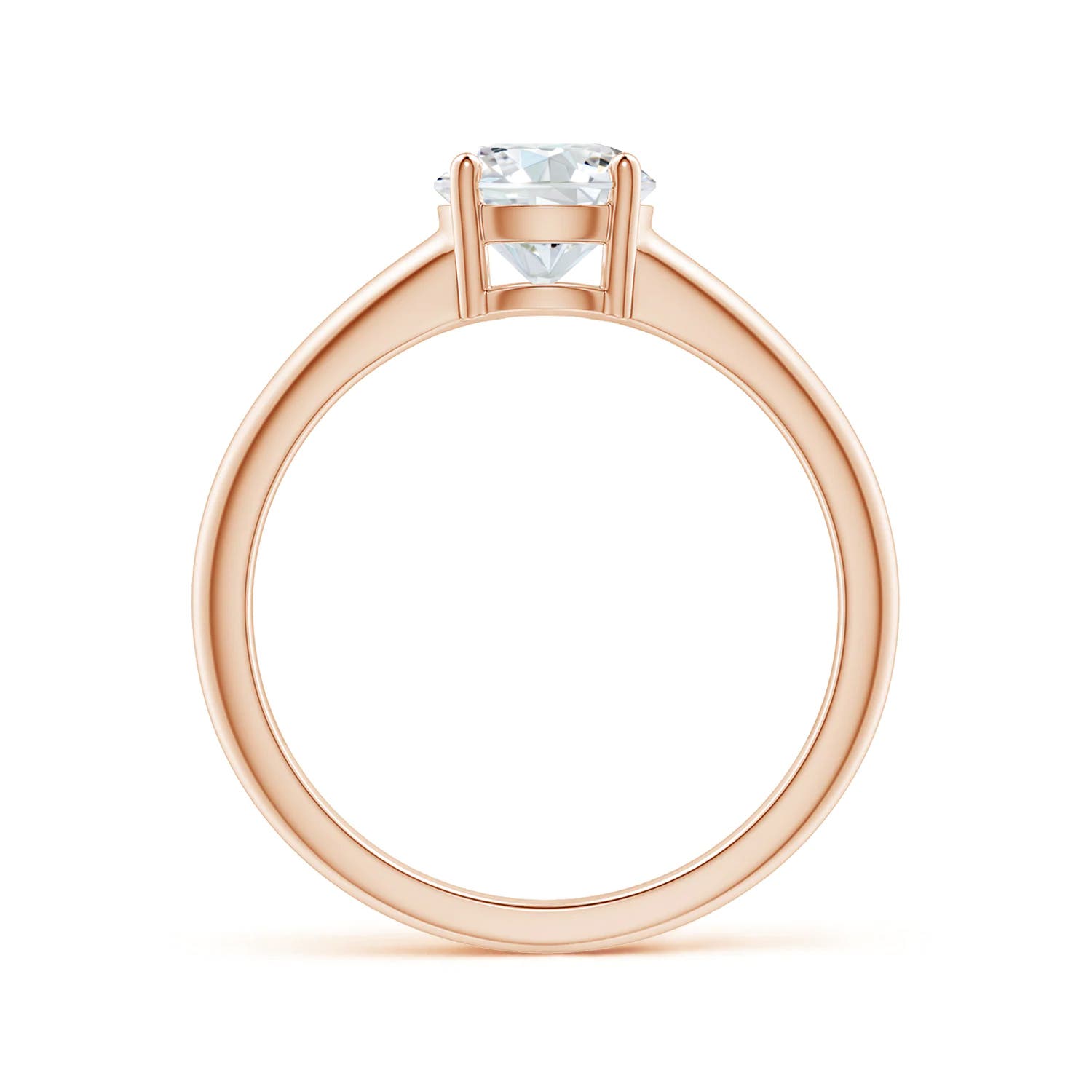 G, VS2 / 1 CT / 14 KT Rose Gold