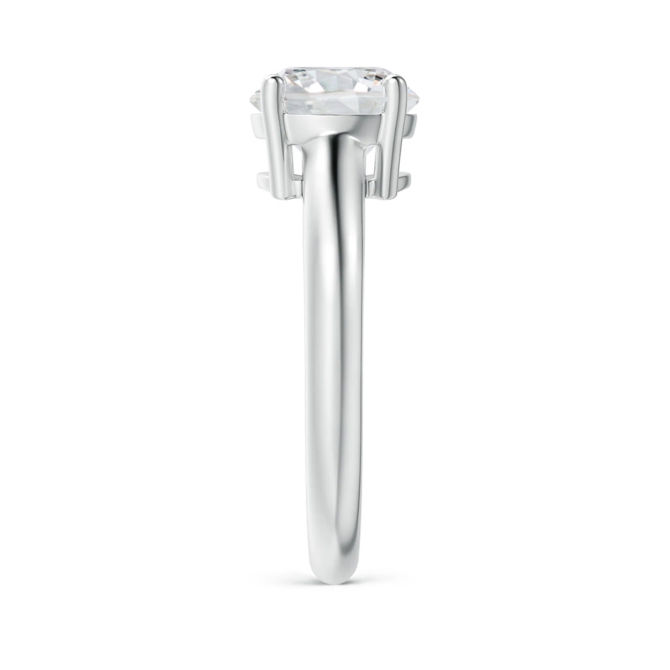 8mm HSI2 Round Diamond Solitaire Engagement Ring in White Gold side 299