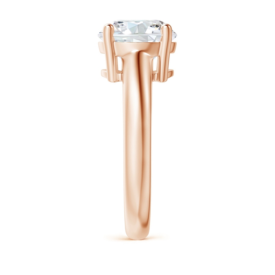 9.2mm GVS2 Round Diamond Solitaire Engagement Ring in Rose Gold side 299