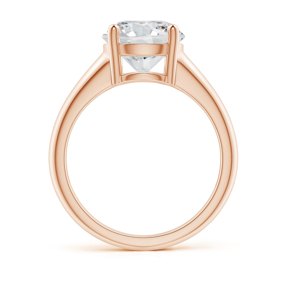9.2mm HSI2 Round Diamond Solitaire Engagement Ring in Rose Gold side 199