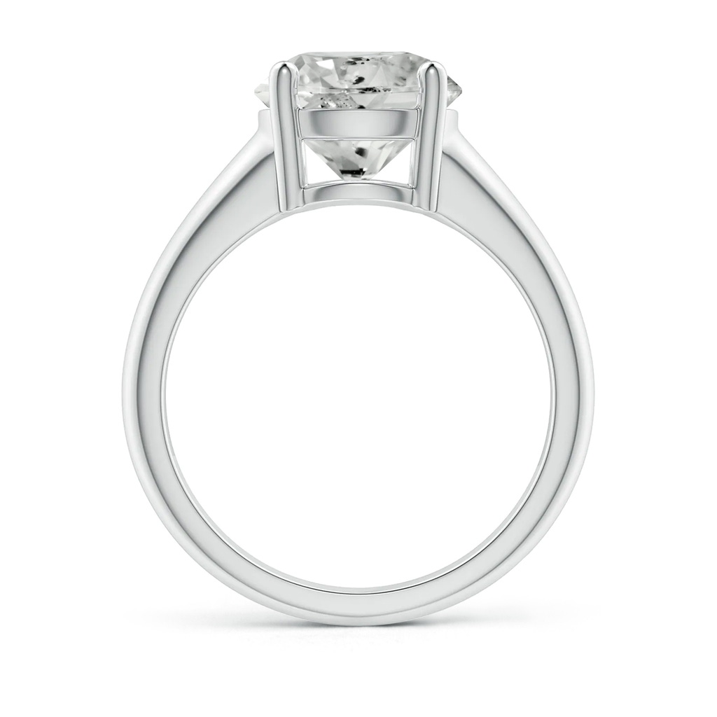 9.2mm KI3 Round Diamond Solitaire Engagement Ring in P950 Platinum Side 199