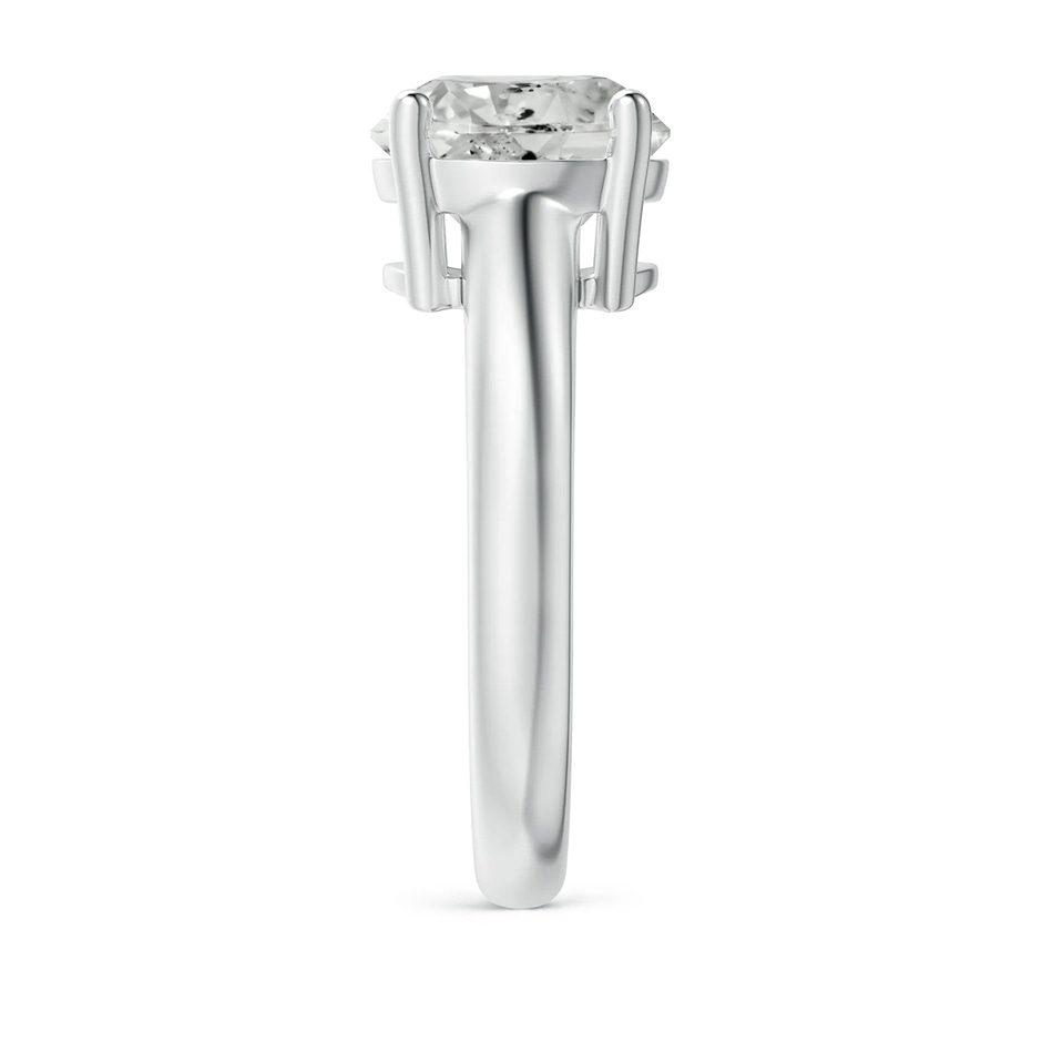 9.2mm KI3 Round Diamond Solitaire Engagement Ring in White Gold side 299