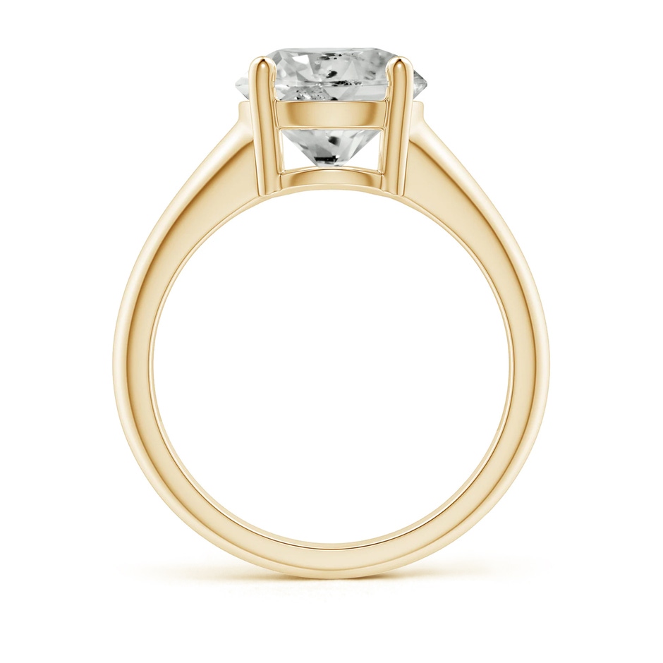 9.2mm KI3 Round Diamond Solitaire Engagement Ring in Yellow Gold side 199