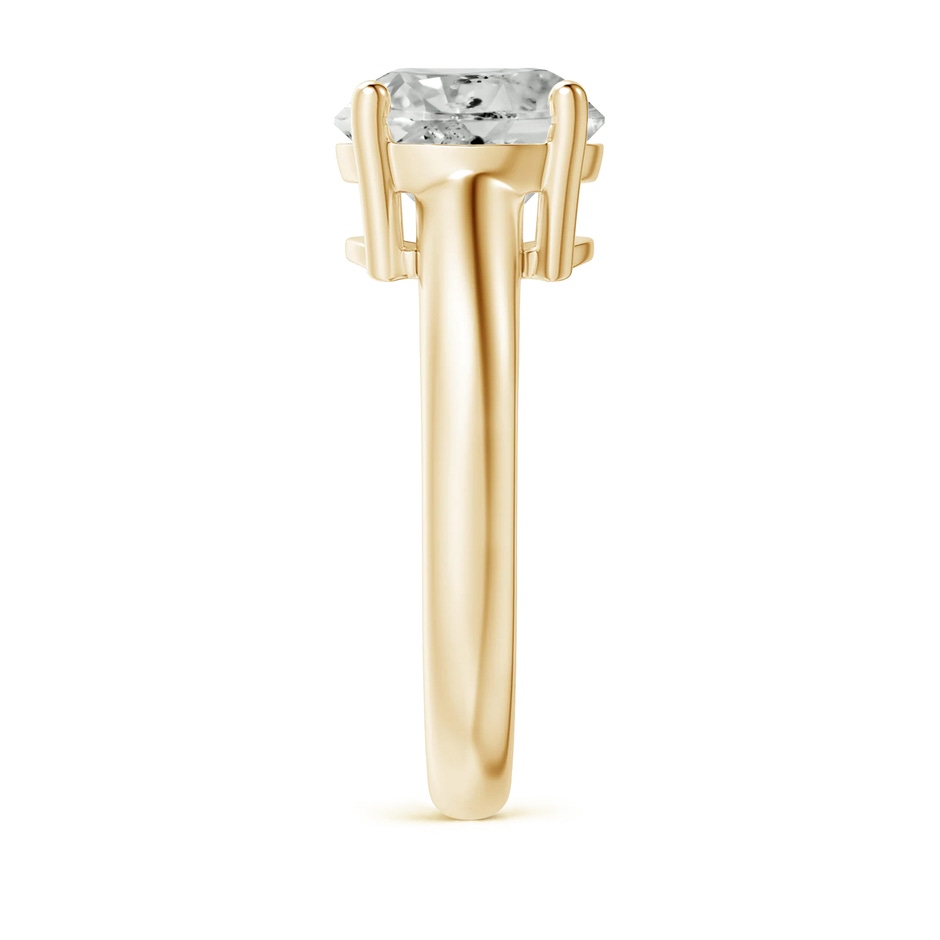 9.2mm KI3 Round Diamond Solitaire Engagement Ring in Yellow Gold side 299