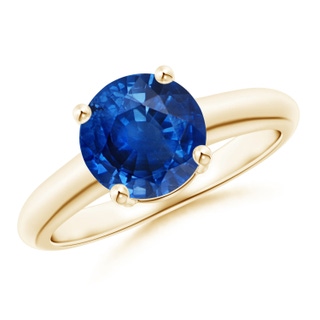 Round AAA Blue Sapphire