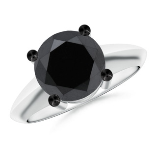 Round AA Enhanced Black Diamond