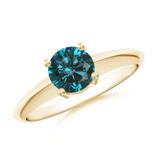 Round AA Enhanced Blue Diamond