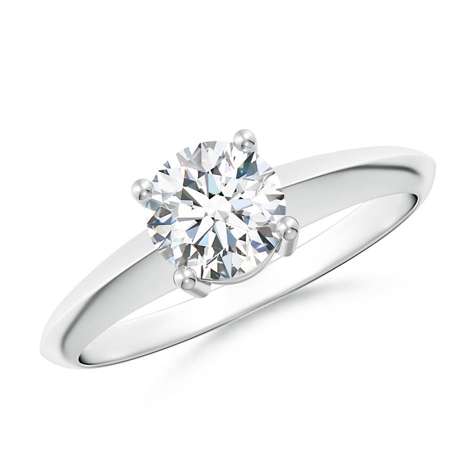 5.8mm GVS2 Prong-Set Diamond Solitaire Engagement Ring in White Gold 