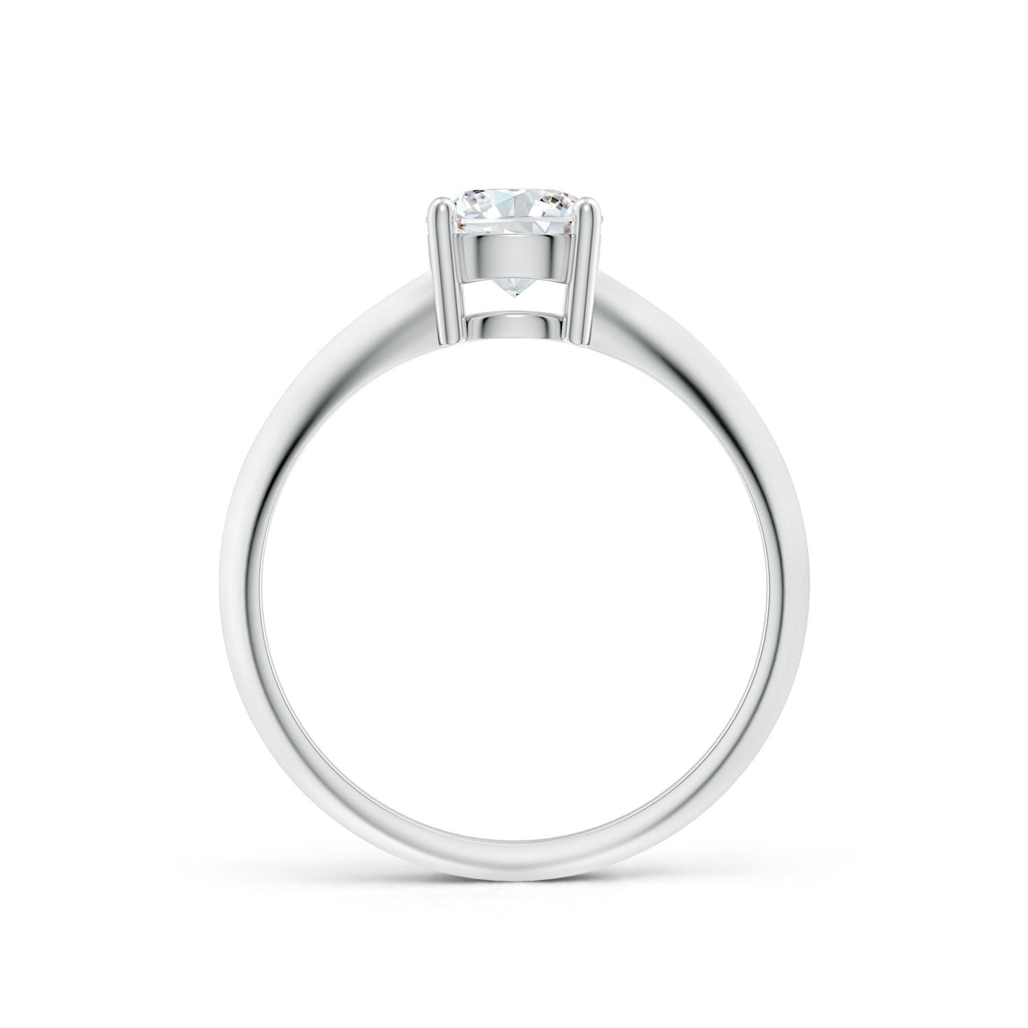 5.8mm GVS2 Prong-Set Diamond Solitaire Engagement Ring in White Gold - side 1