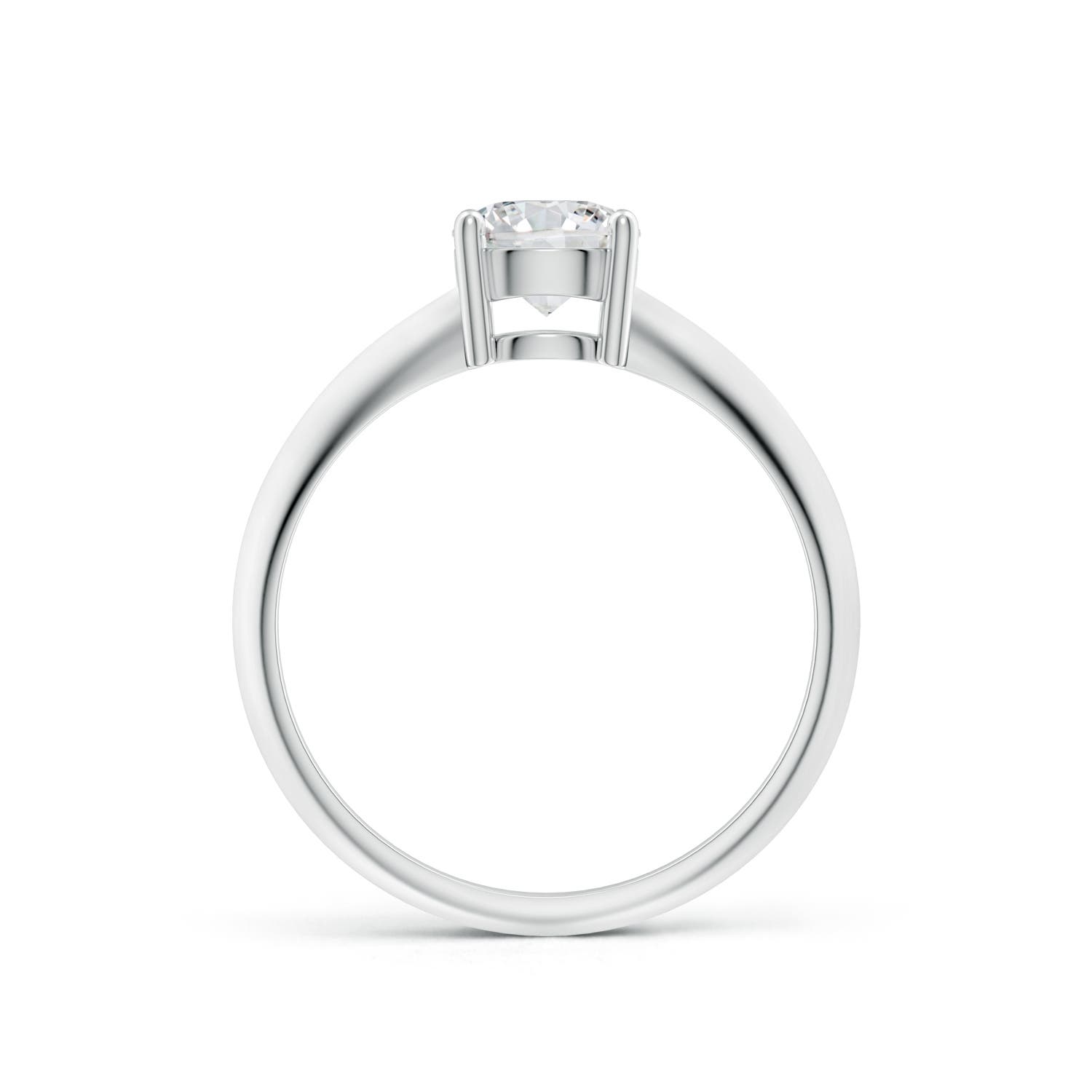 5.8mm HSI2 Prong-Set Diamond Solitaire Engagement Ring in White Gold