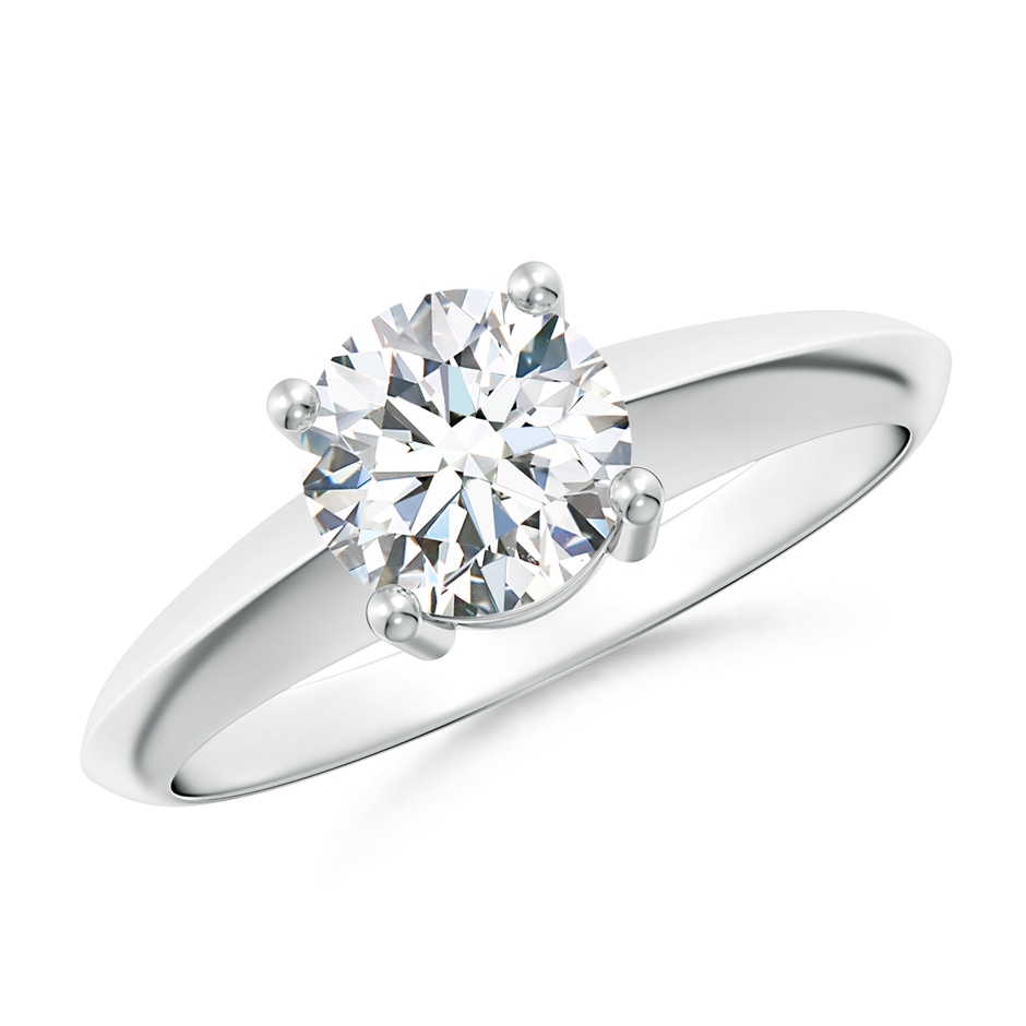 6.4mm GVS2 Prong-Set Diamond Solitaire Engagement Ring in P950 Platinum 