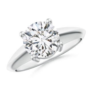 8mm HSI2 Prong-Set Diamond Solitaire Engagement Ring in 10K White Gold