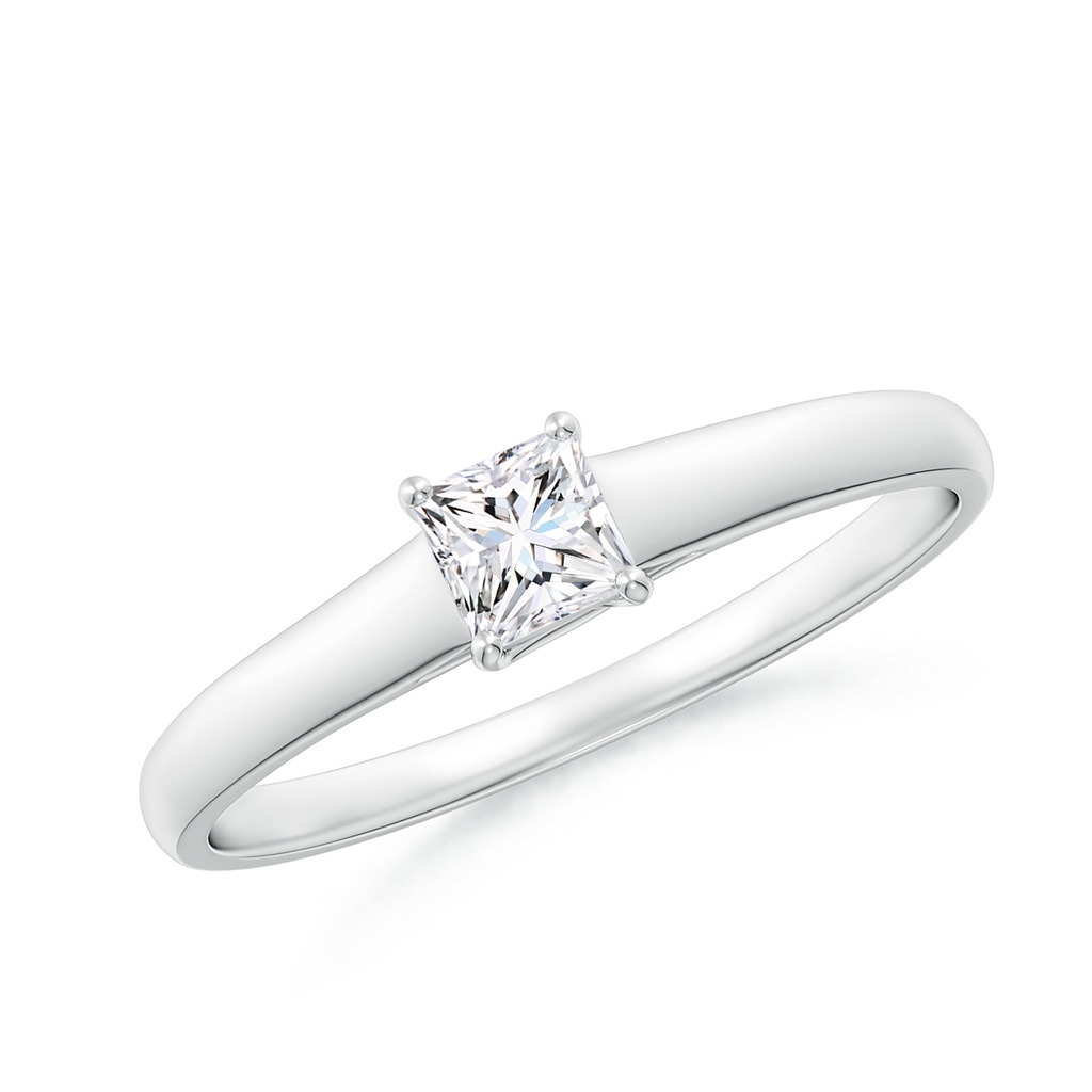 3.5mm GVS2 Princess-Cut Diamond Solitaire Engagement Ring in P950 Platinum