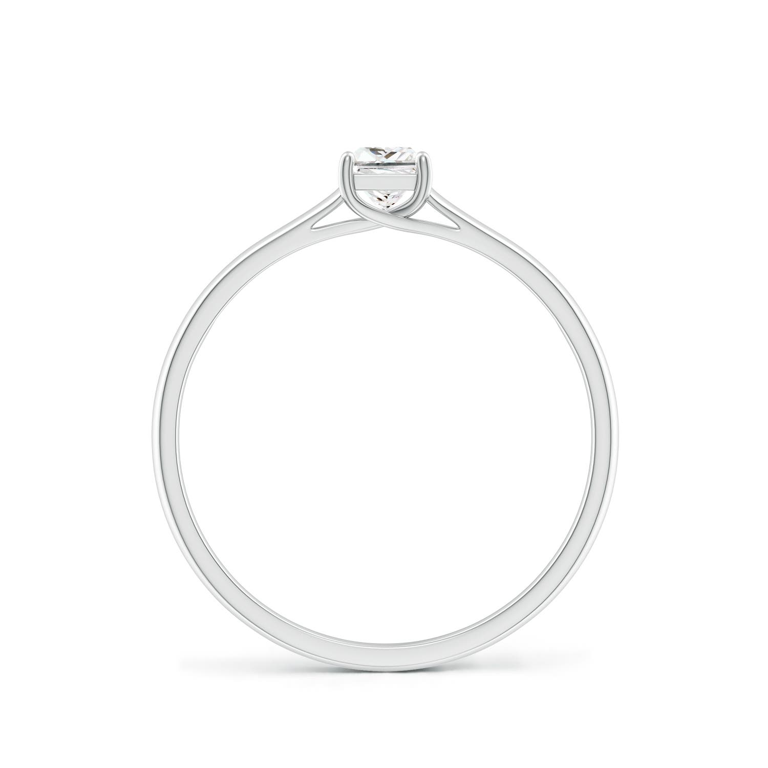3.5mm GVS2 Princess-Cut Diamond Solitaire Engagement Ring in P950 Platinum