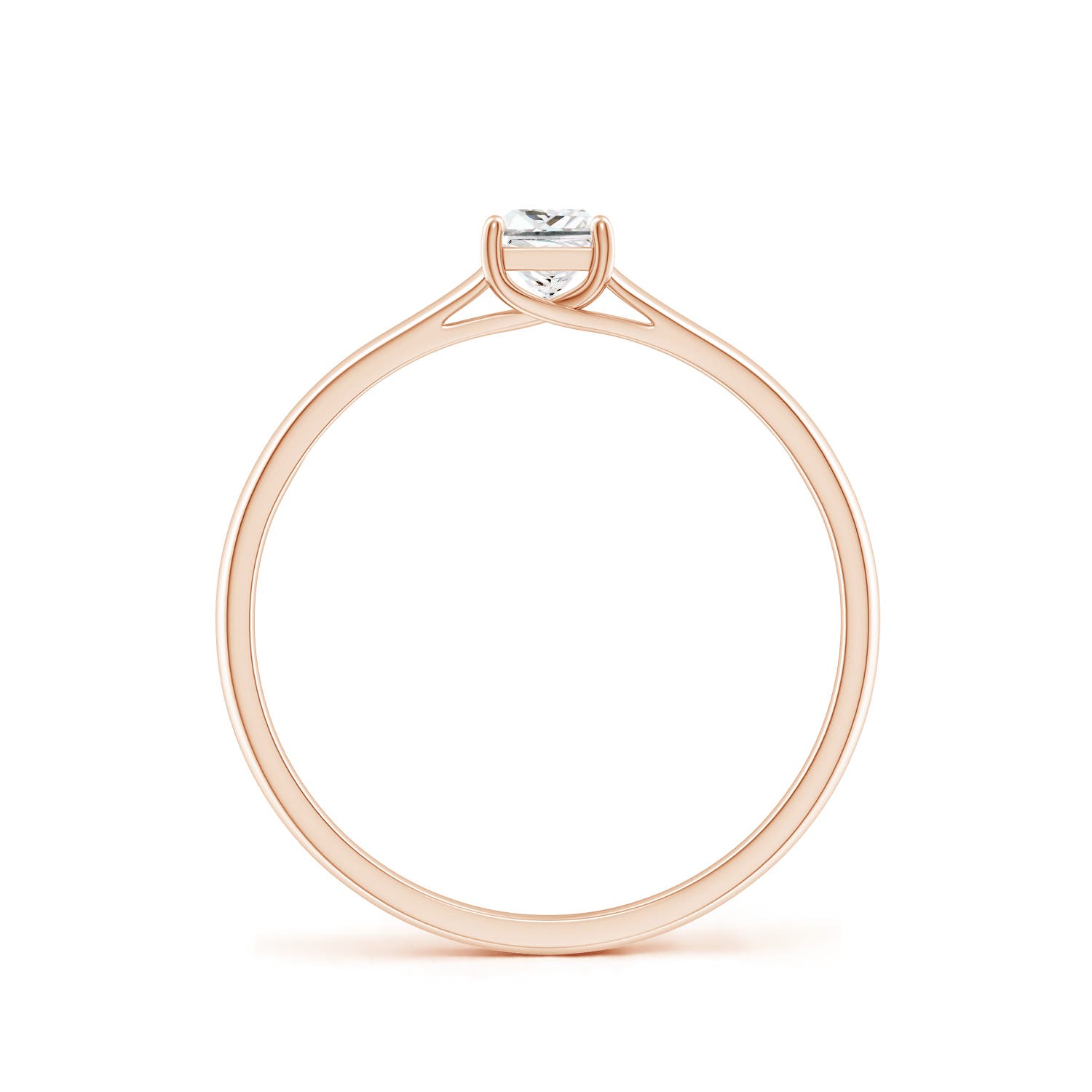 F-G, VS / 0.25 CT / 14 KT Rose Gold