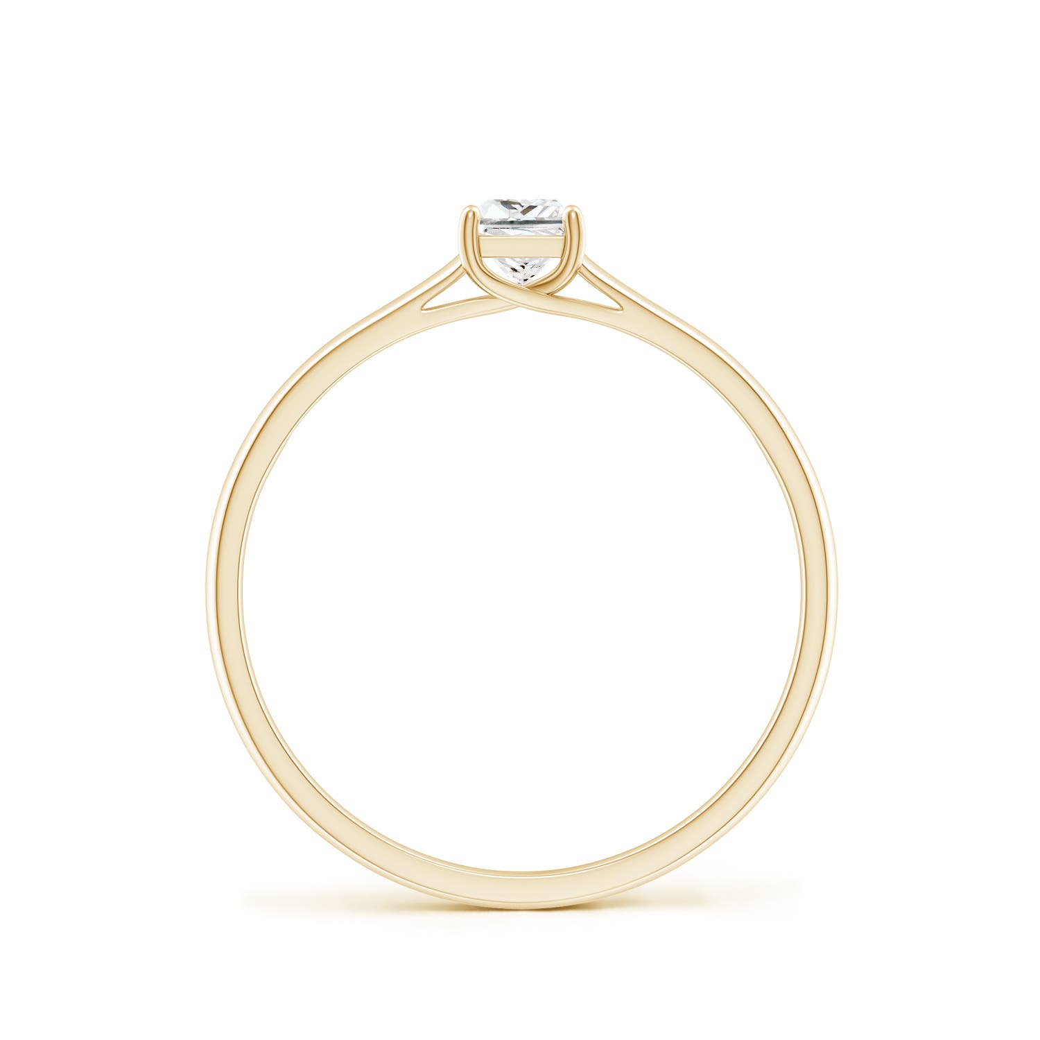 F-G, VS / 0.25 CT / 14 KT Yellow Gold