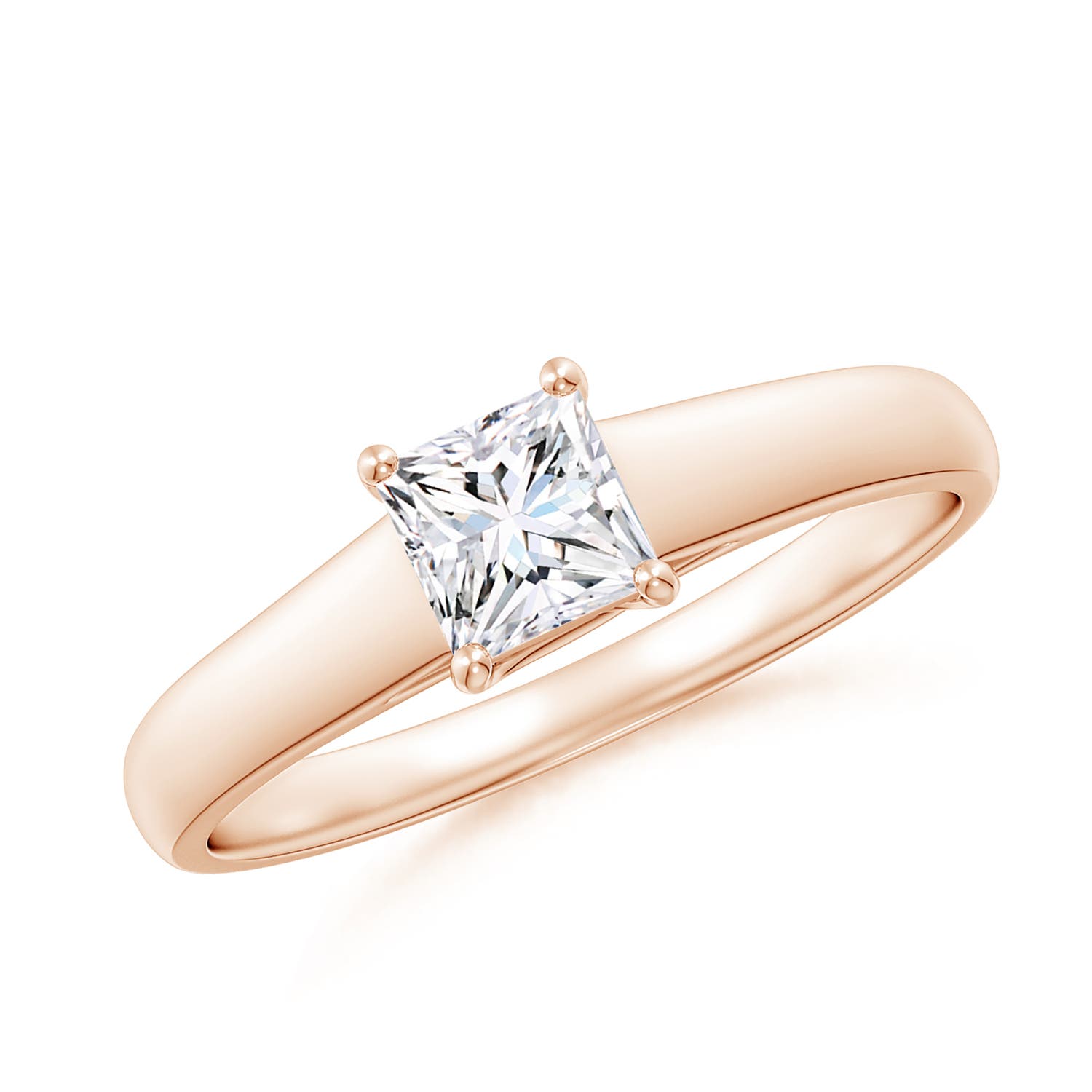 G, VS2 / 0.5 CT / 14 KT Rose Gold