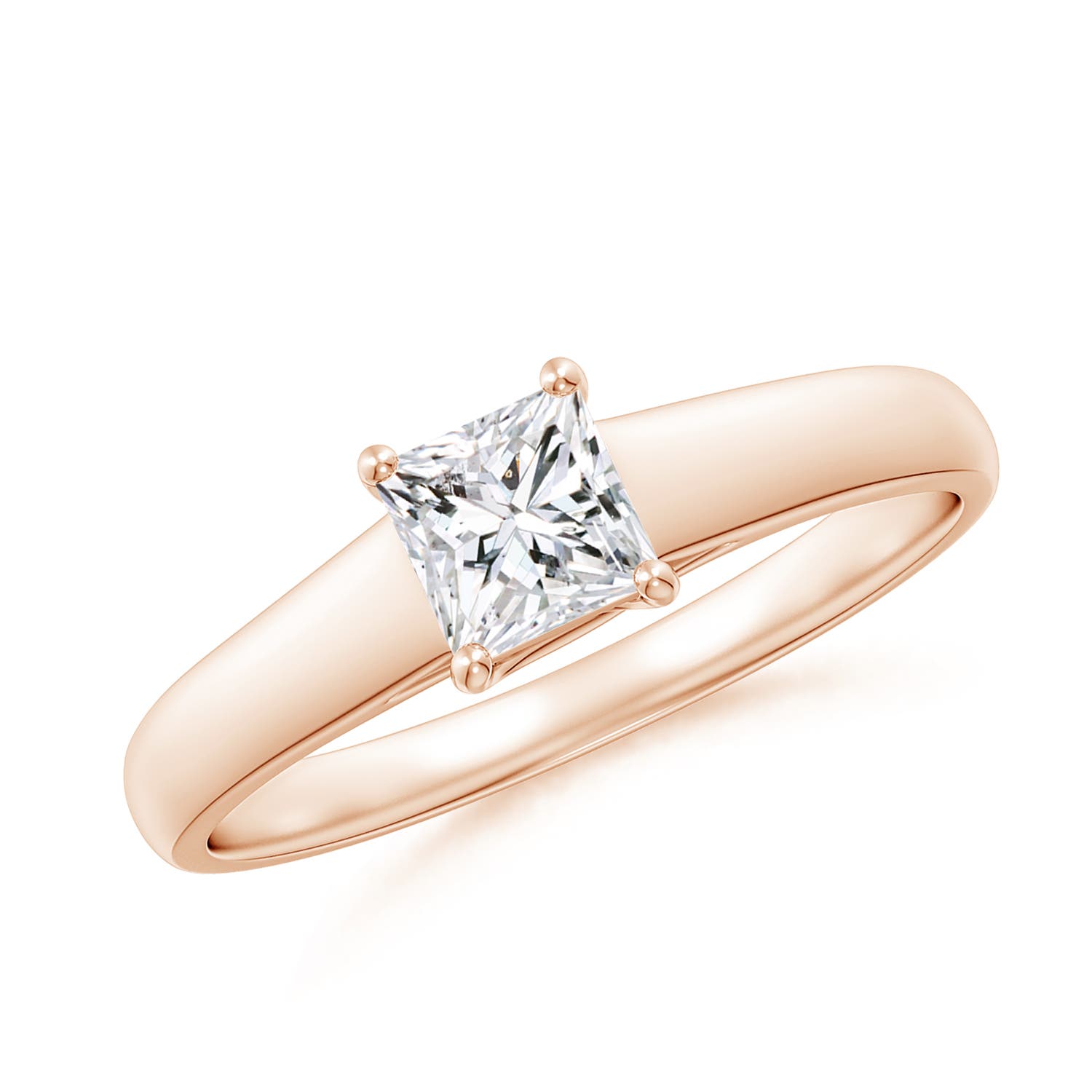 H, SI2 / 0.5 CT / 14 KT Rose Gold