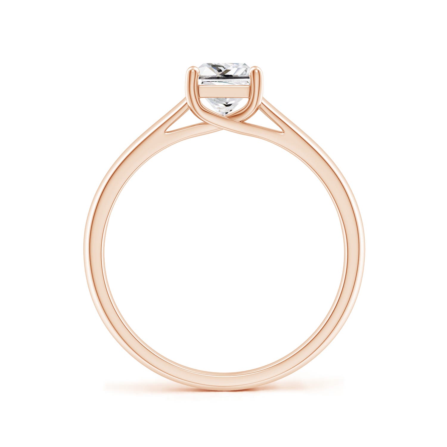 H, SI2 / 0.65 CT / 14 KT Rose Gold