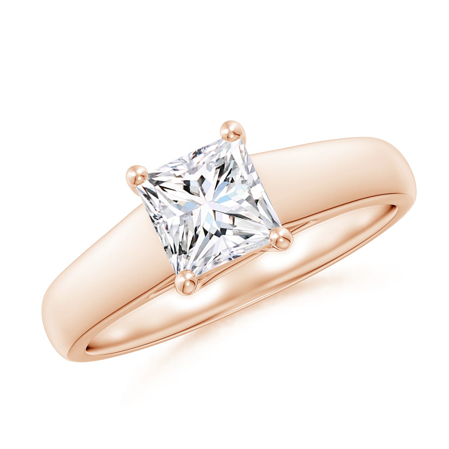 G, VS2 / 1.05 CT / 14 KT Rose Gold