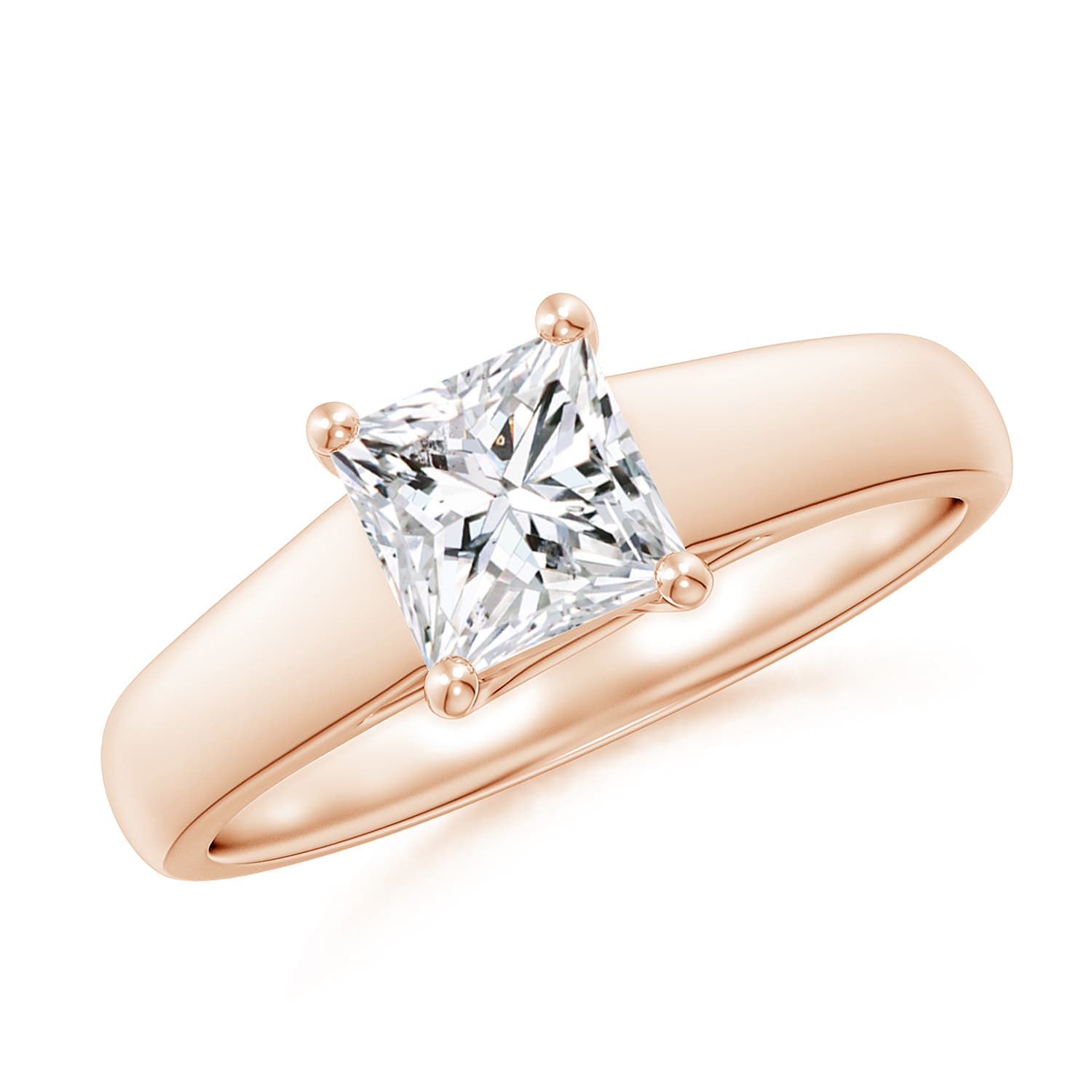 H, SI2 / 1.05 CT / 14 KT Rose Gold