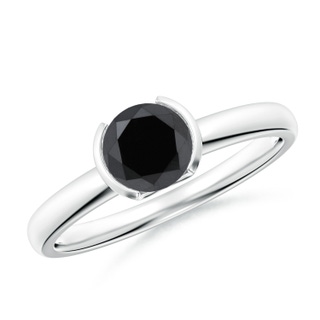 Round AA Enhanced Black Diamond