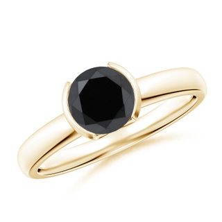 Round AA Enhanced Black Diamond