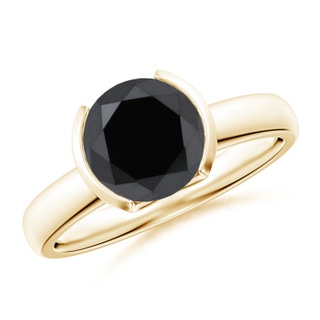 Round AA Enhanced Black Diamond