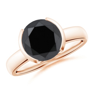 Round AA Enhanced Black Diamond