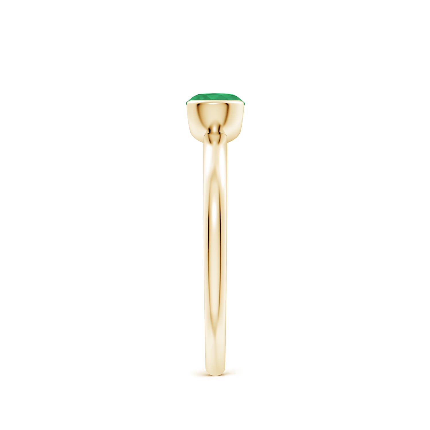 A - Emerald / 0.45 CT / 14 KT Yellow Gold