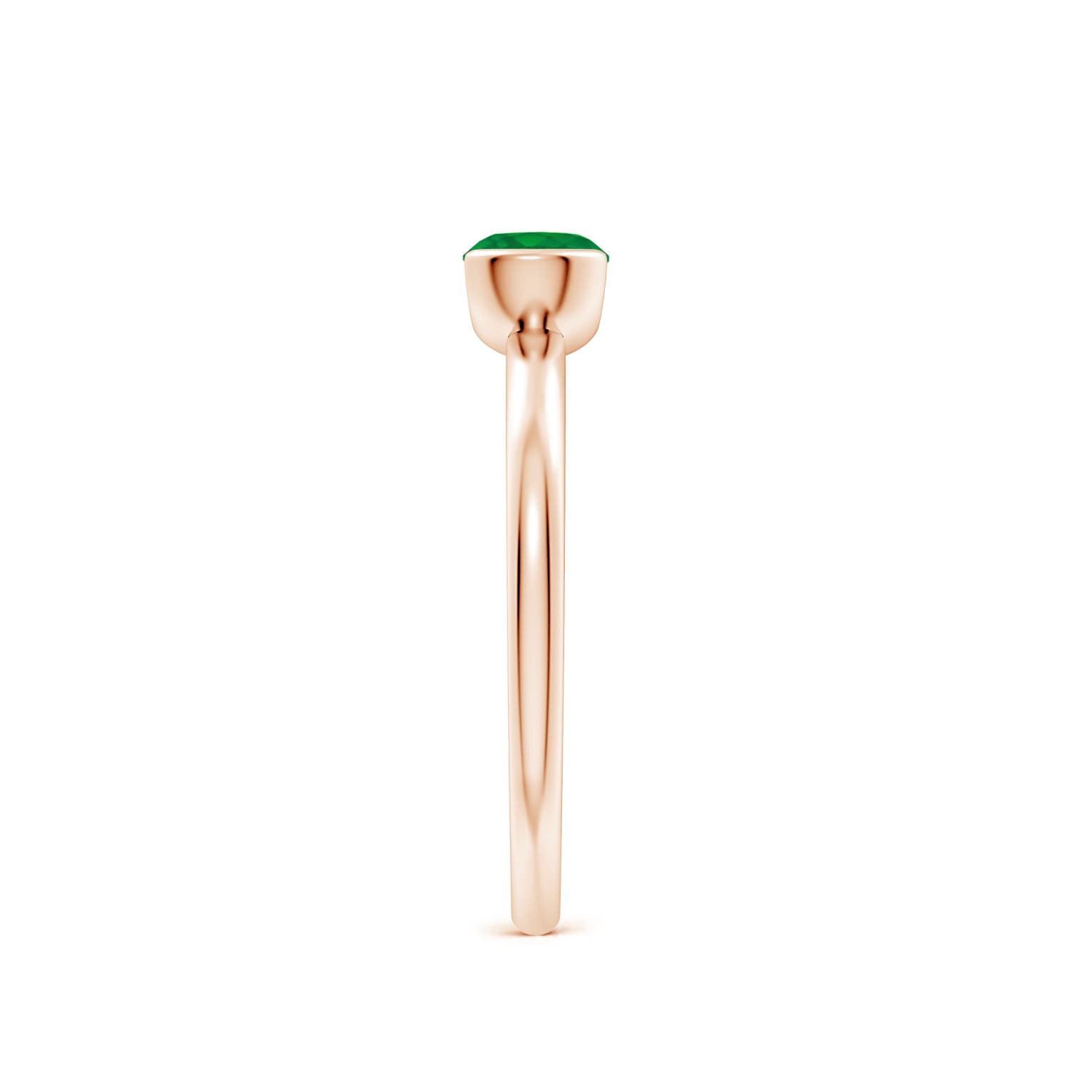 AA - Emerald / 0.45 CT / 14 KT Rose Gold