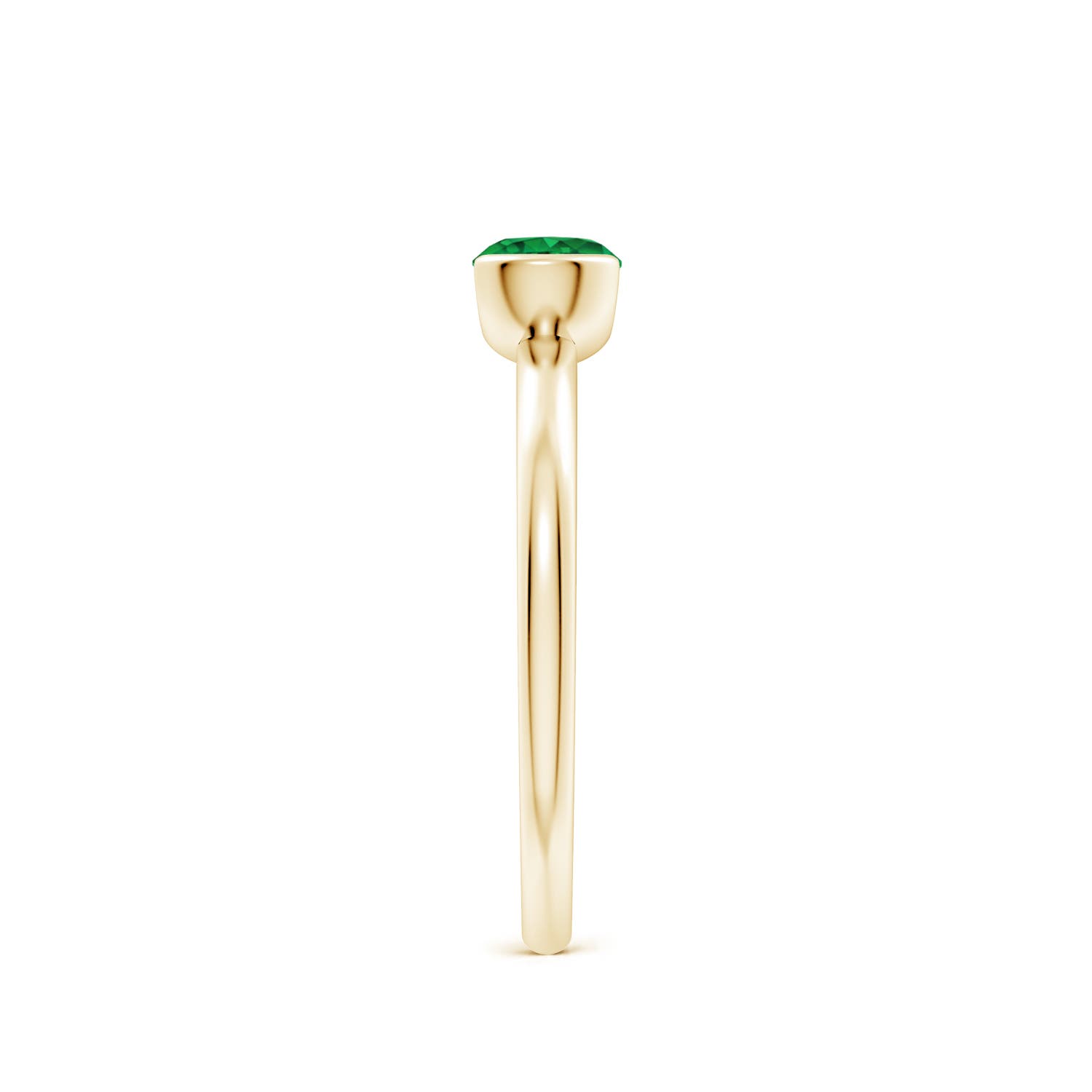 AAA - Emerald / 0.45 CT / 14 KT Yellow Gold