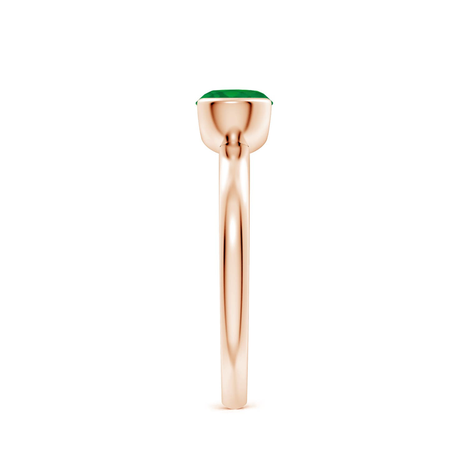 AA - Emerald / 0.75 CT / 14 KT Rose Gold