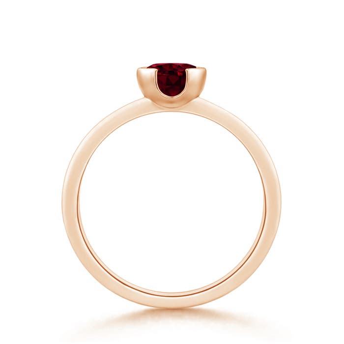 A - Garnet / 1 CT / 14 KT Rose Gold